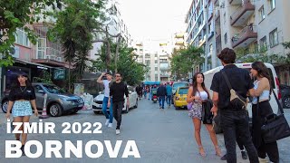 4K İzmir Bornova Walking Tour  Turkey Travel 2022  İzmir Bornova Sokakları [upl. by Enahsal]