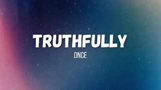 DNCE  Truthfully instrumental w lyrics [upl. by Onid175]