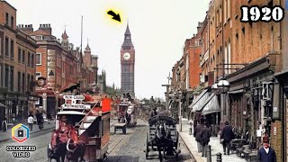 London 1920s in Color  Rare Footage [upl. by Onitsuaf]