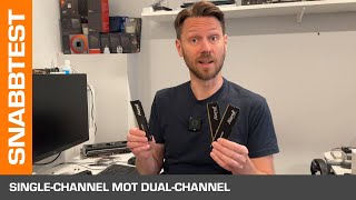 Singlechannel mot dualchannel – hur stor är prestandaskillnaden [upl. by Aitam916]