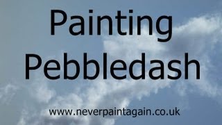 A solution to painting the pebbledash walls of your house [upl. by Consuelo472]