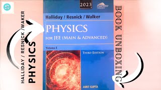 Wileys Halliday  Resnick  Walker Physics for JEE Main amp Advanced Vol I book unboxing unboxing [upl. by Rikki]