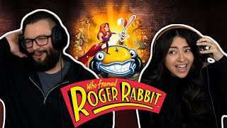 Who Framed Roger Rabbit 1988 Husbands First Time Watching Movie Reaction [upl. by Tirzah]