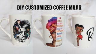 How to make Customized Mugs  DIY MUGS easy [upl. by Maurise]