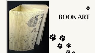 Dalmatian Dog BOOK Folding ART [upl. by Siro]