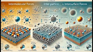 Различия между межмолекулярными межчастичными и межповерхностными силами [upl. by Mccandless305]