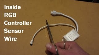 Cutting a led rgb sensor wire [upl. by Dianuj]