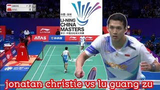 JONATAN CHRISTIE INA VS LU GUANG ZU CHN  R16 CHINA MASTERS 2024 [upl. by Vatsug184]