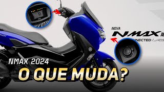 LANÇAMENTO YAMAHA 😍 Novo Nmax 160 Connected 2024 🔵 [upl. by Akit584]