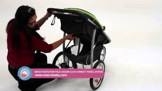 MacroBaby  Graco Fastaction Fold Jogger Click Connect Travel System [upl. by Tolmann]