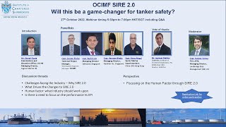 OCIMF SIRE 20  Will this be a gamechanger for tanker safety [upl. by Mcloughlin]