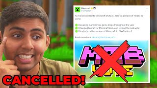 MOB VOTE CANCELLED  MINECRAFT LIVE CHANGES Minecraft 122 [upl. by Eerdna481]