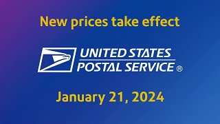 USPS Rate Change Highlights – January 21 2024 [upl. by Nawuq]