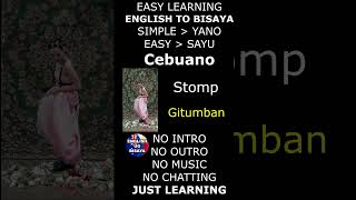 English to Bisaya  Cebuano Lessons  15 Common Words Lesson 44 [upl. by Athena]