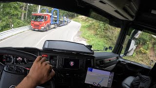 Scania 660S V8 Black Forest POV [upl. by Felicity261]