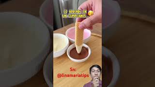 Wafer pensil icecream chocolate food helado [upl. by Kavanagh]