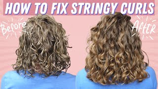 How to Fix Stringy Curls and Get Nice Curl Clumps [upl. by Aubin385]