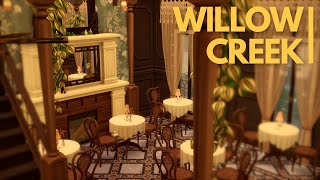 Un restaurant typique NouvelleOrléans 🍴 WILLOW CREEK  SIMS 4 [upl. by Repohtsirhc]