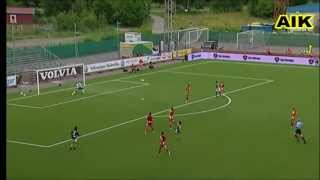 Syrianska  AIK 12  Kennedy Igboananike 20130714 [upl. by Llenrac]