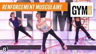 Exercice de musculation avec un élastique  Renfort musculaire 26 [upl. by Zenobia]