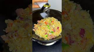 Bacon Egg Fried Rice 🤤 Bacon FriedRice EggFriedRice [upl. by Asiil986]