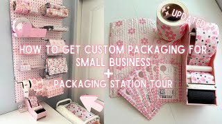 How to Get Custom Packaging for Small Business  Packaging Station Tour affordable custom packaging [upl. by Linell]