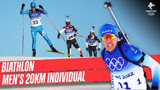 Biathlon  Mens 20km Individual  Full Replay  Beijing2022 [upl. by Moshe]