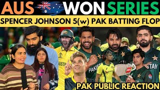 OMG 😱20 AUS WON THE SERIES AGAINST PAK 😭 JHONSON 5W VS HARIS RAUF 4W SHAME ON PAK 😡 PAK cry [upl. by Pippa]