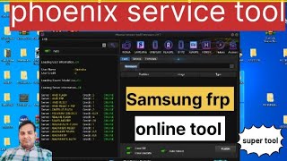 Samsung frp bypass online tool enjoy 2025 phoenix service tool online Samsung frp tool 2024 [upl. by Colner]