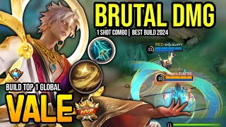 VALE BEST BUILD 2024  BUILD TOP GLOBAL VALE GAMEPLAY  MOBILE LEGENDS✓ [upl. by Sekoorb]