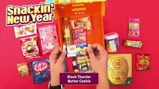 TokyoTreat January 2023 Snackin New Year Unboxing [upl. by Haroldson]