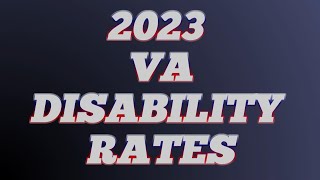 2023 VA Disability Pay Chart With amp Without Dependents [upl. by Anirtek]