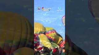 First wave of balloons at Balloon Fiesta [upl. by Wakerly]