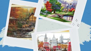 Huge printed cross stitch kits from AliExpress crossstitch flosstube prestampedcrossstitch [upl. by Idihc]