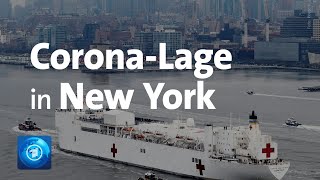 Live aus New York Corona überfordert das Gesundheitssystem [upl. by Llehcam]