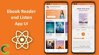 Ebooks Reader and Audiobooks Listen App template in React Native [upl. by Hamehseer]