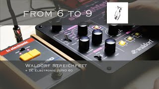 Waldorf Streichfett  Chorus Challenge pt 1 TC Electronic Juno 60  Demo [upl. by Ayin]