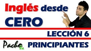 Lección 6  Verbo to be forma corta afirmativa y negativa en presente  Curso inglés GRATIS [upl. by Elicec]