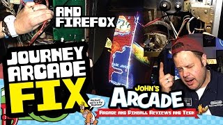 Journey Arcade G07 Fix  Vertical Collapse and Atari Firefox NO SOUND fix Part 19 [upl. by Latsyek]