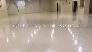 Epoxy floor over tile [upl. by Ynettirb]