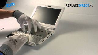 Eee PC toetsenbord reparatie Nederlands gesproken [upl. by Garson]