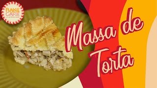 Massa de Torta Doce ou Salgada ou Massa de Empadão  com 3 ingredientes e que pode ser congelada [upl. by Akamahs]