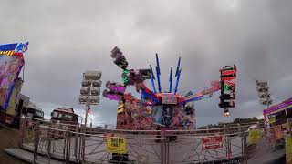 Extreme  Mark Benson off ride at Tunbridge Wells Funfair 2020 [upl. by Eedyaj53]