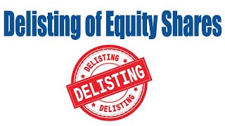 about Delisting of equity shares in TELUGU [upl. by Geiss380]