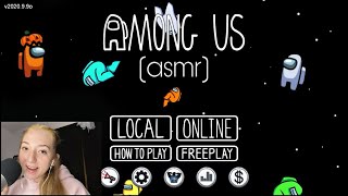 ASMR Playing Among Us✨whisperingsome mouth sounds [upl. by Kloman]