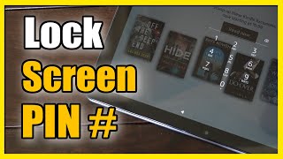 How to Put a Lock screen PIN on Amazon Fire HD 10 Tablet Fast Tutorial [upl. by Ramoh]