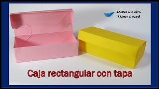 Caja rectangular con tapa [upl. by Dowling]