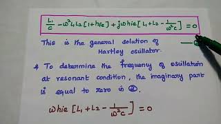 Hartley Oscillator  Operation  Frequency of Oscillation  Electronic Circuits II [upl. by Alanah97]