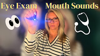 ASMR Eye Exam Mumbling Doctor 💋 Mouth Sounds 😴 SLEEP INSTANTLY [upl. by Asseniv]