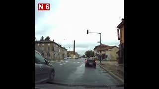 St Jean dArdières  Villefranche  Lyon route europe roadtrip dashcam [upl. by Ahsertal]